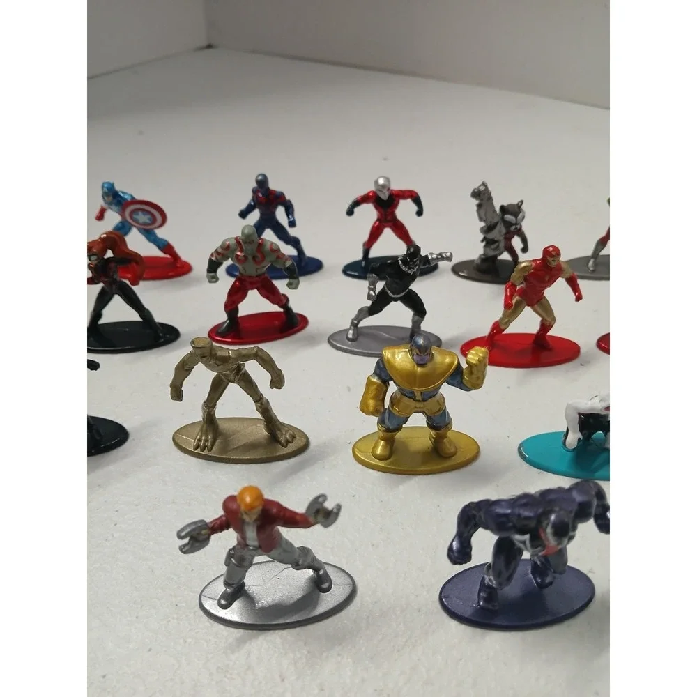 Marvel‎ Nano Metalfigs Jada Toys 17ct Die-Cast Lot - Venom Thanos Spider-Man